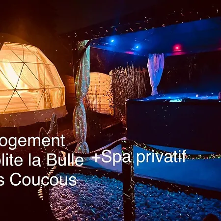 Luxury tent La Bulle Des Coucous